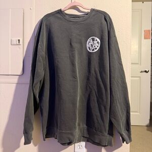 Gray Sweatshirt with Logo